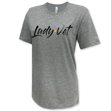 Load image into Gallery viewer, Marines Lady Vet Full Chest Logo T-Shirt (unisex fit)