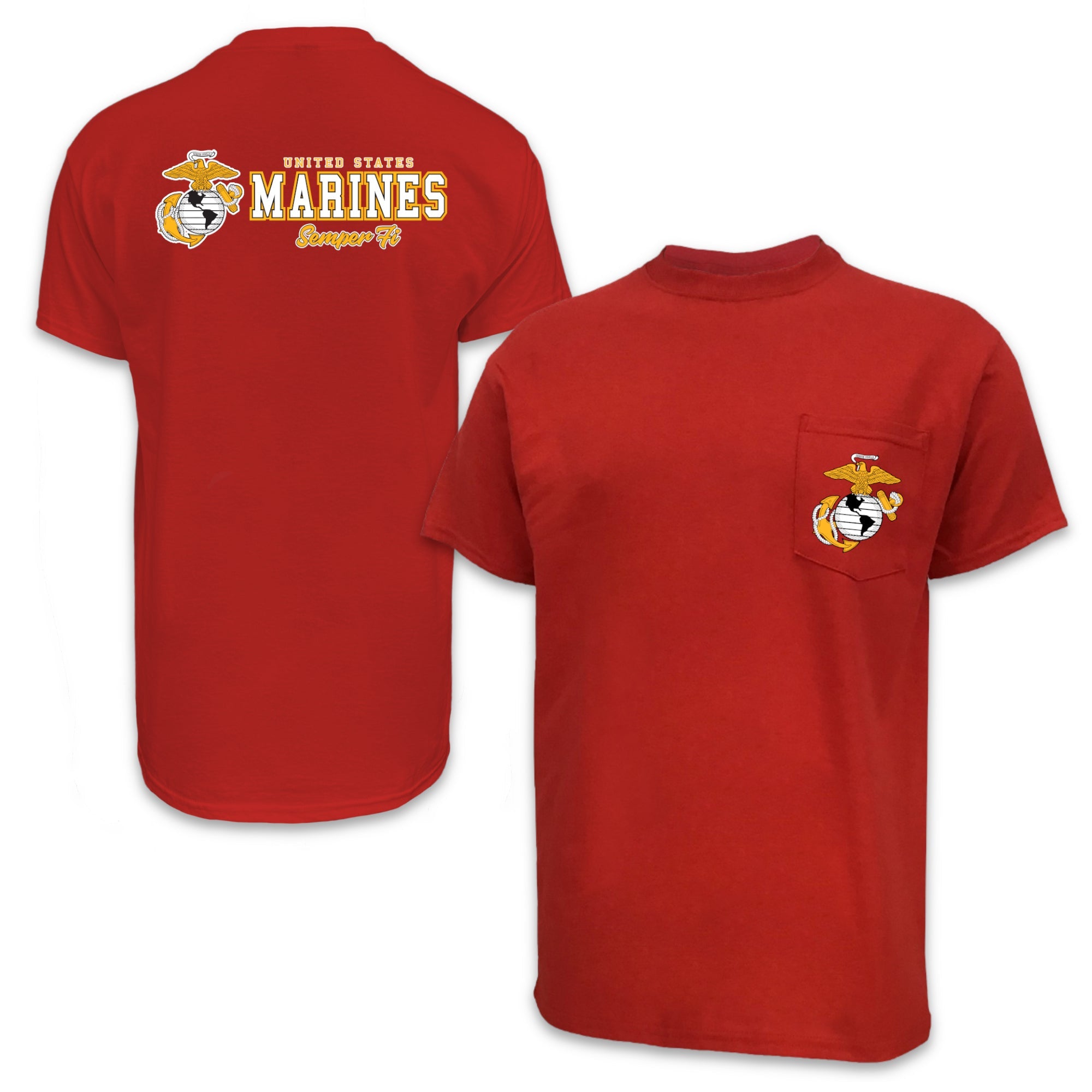 Marines Mens Pocket Duo T-Shirt