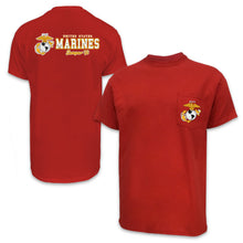 Load image into Gallery viewer, Marines Mens Pocket Duo T-Shirt