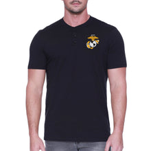 Load image into Gallery viewer, Marines EGA Mens Henley T-Shirt