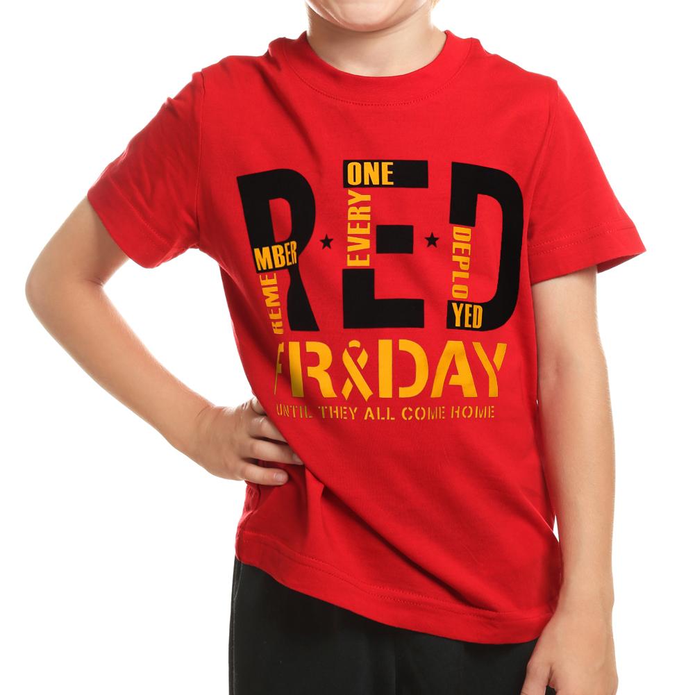 R.E.D. Friday Youth T-Shirt (Red)