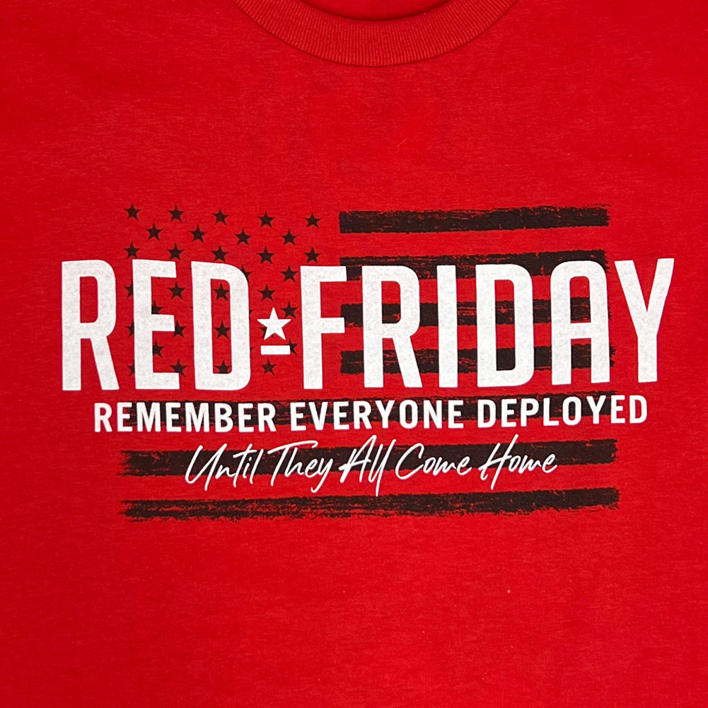  R.E.D Remember Everyone Deployed Red Friday 4 Men's