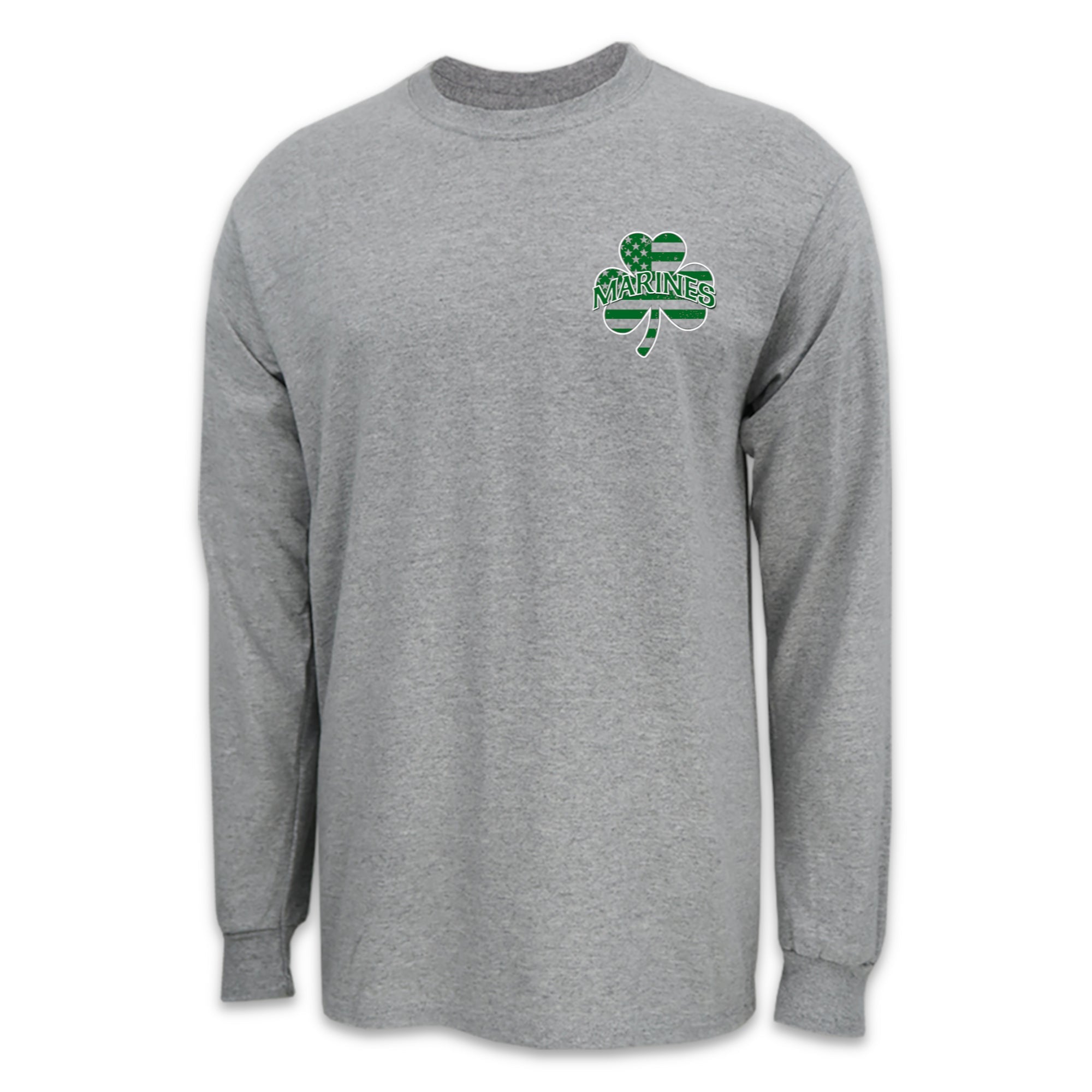 Marines Shamrock Long Sleeve T-Shirt