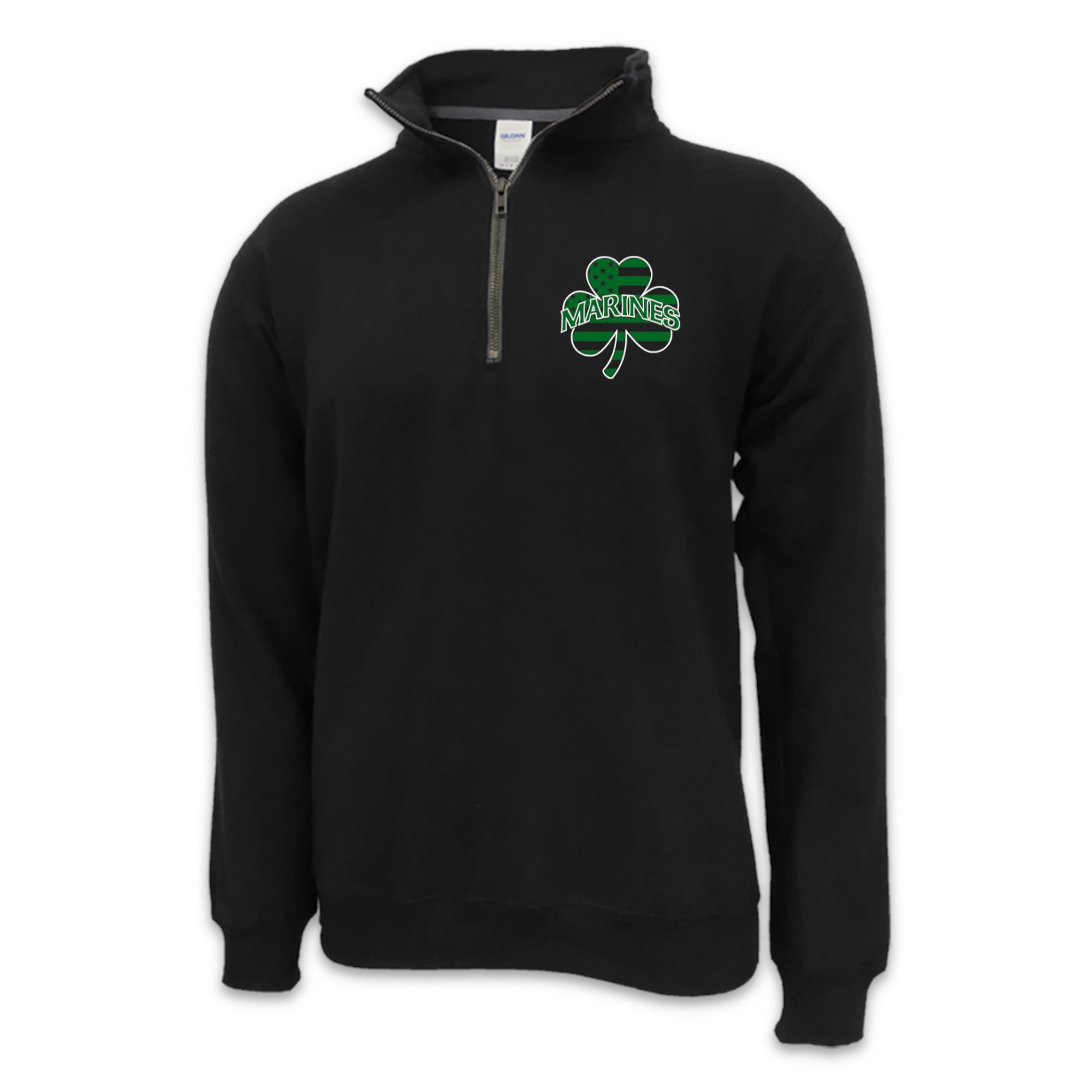 Marines Shamrock Quarter Zip