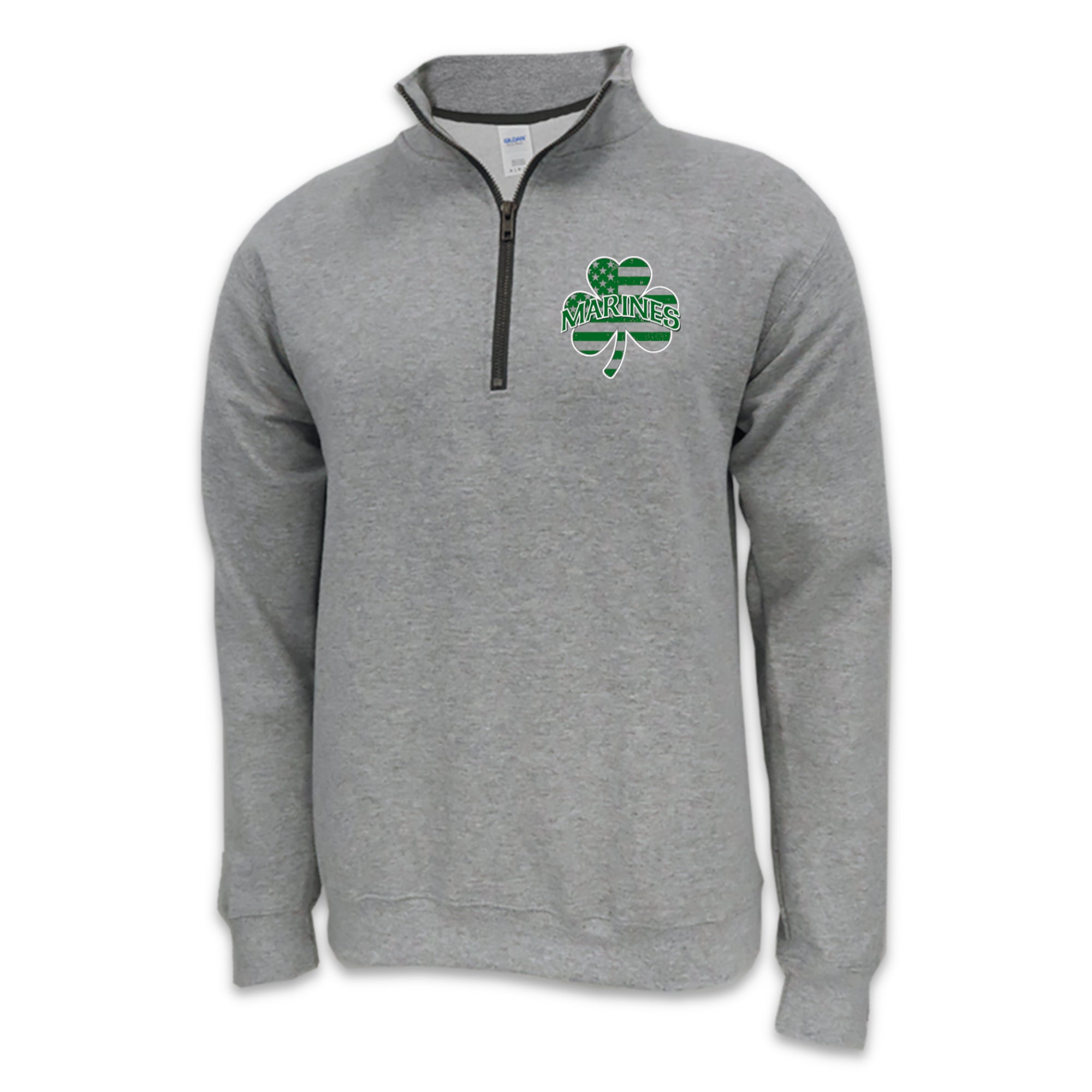 Marines Shamrock Quarter Zip