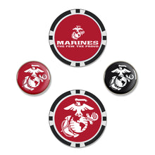 Load image into Gallery viewer, Marines EGA Golf Ball Markers (Set of Four)