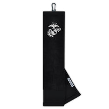 Load image into Gallery viewer, Marines EGA Face/Club Towel (Black)