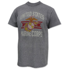 Load image into Gallery viewer, Marines Vintage Basic T-Shirt (Grey)