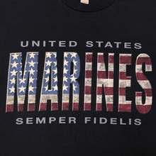 Load image into Gallery viewer, United States Marines Flag T-Shirt (Black)