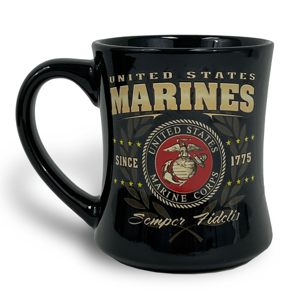 United States Marines Semper Fidelis Mug (Black)