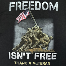 Load image into Gallery viewer, Freedom Isn&#39;t Free Thank A Veteran T-Shirt (Black)