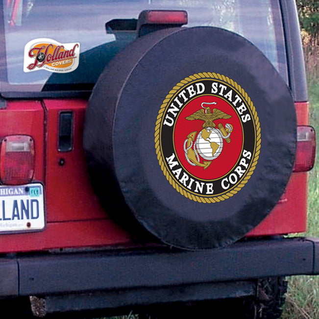 United States Marines Tire Cover