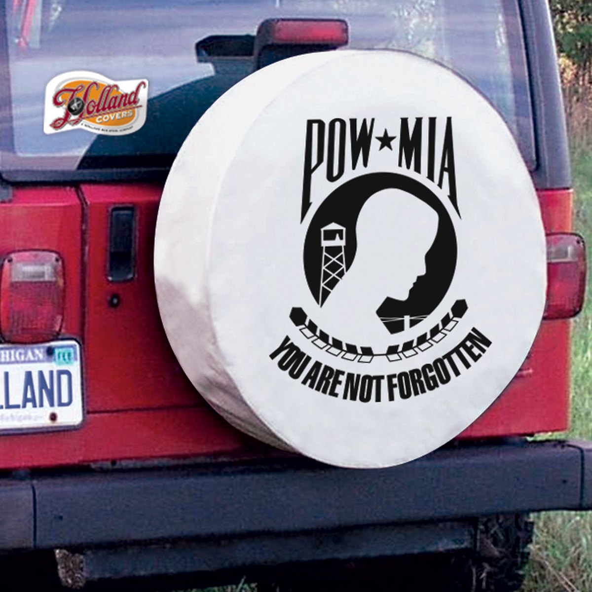 POW/MIA Tire Cover