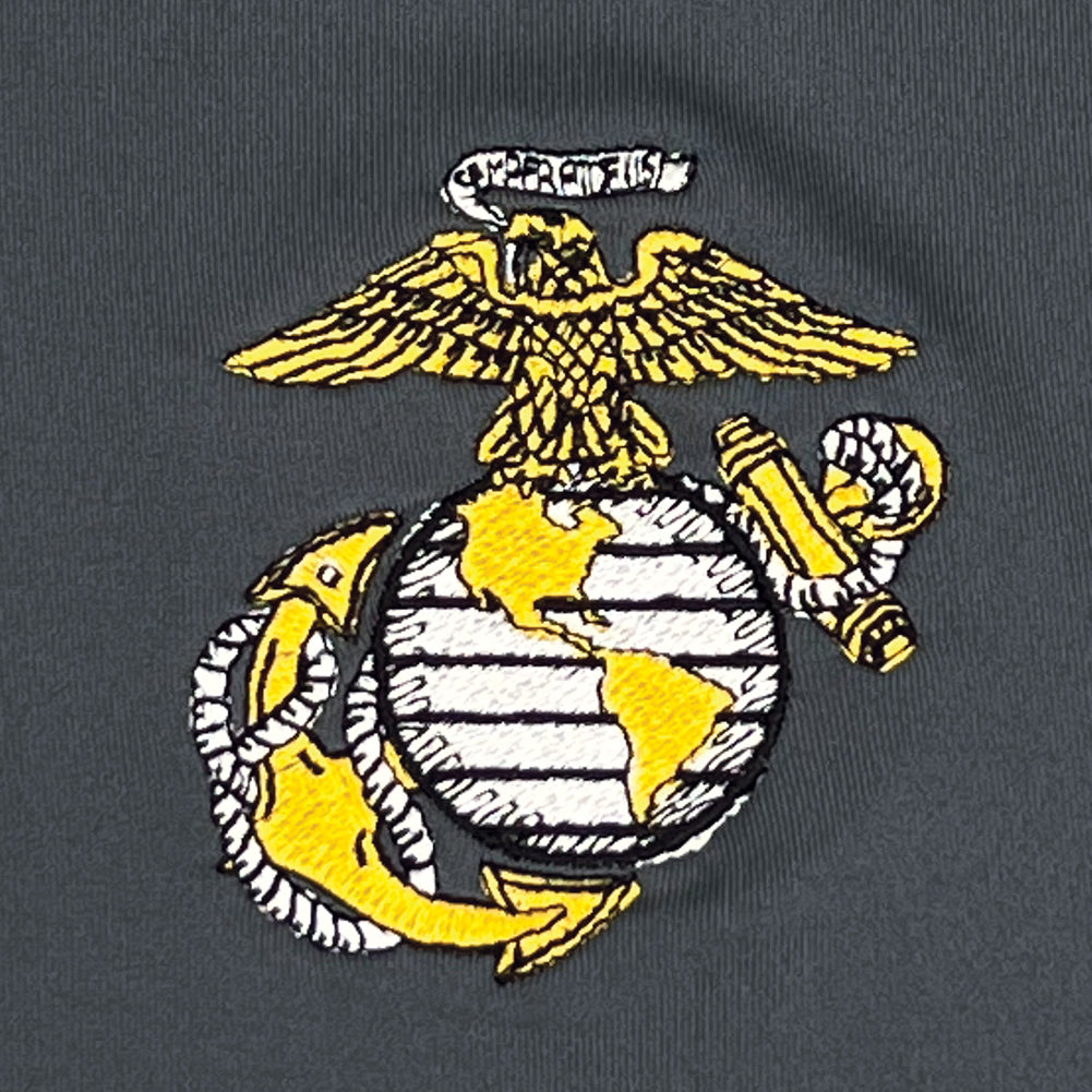 Marines EGA Under Armour Performance Polo (Pitch Grey)