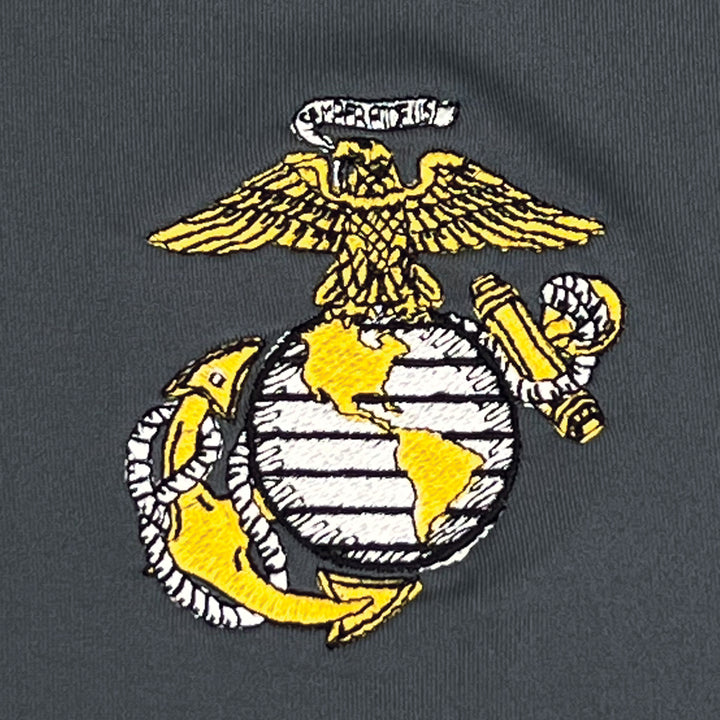 Marines EGA Under Armour Performance Polo (Pitch Grey)