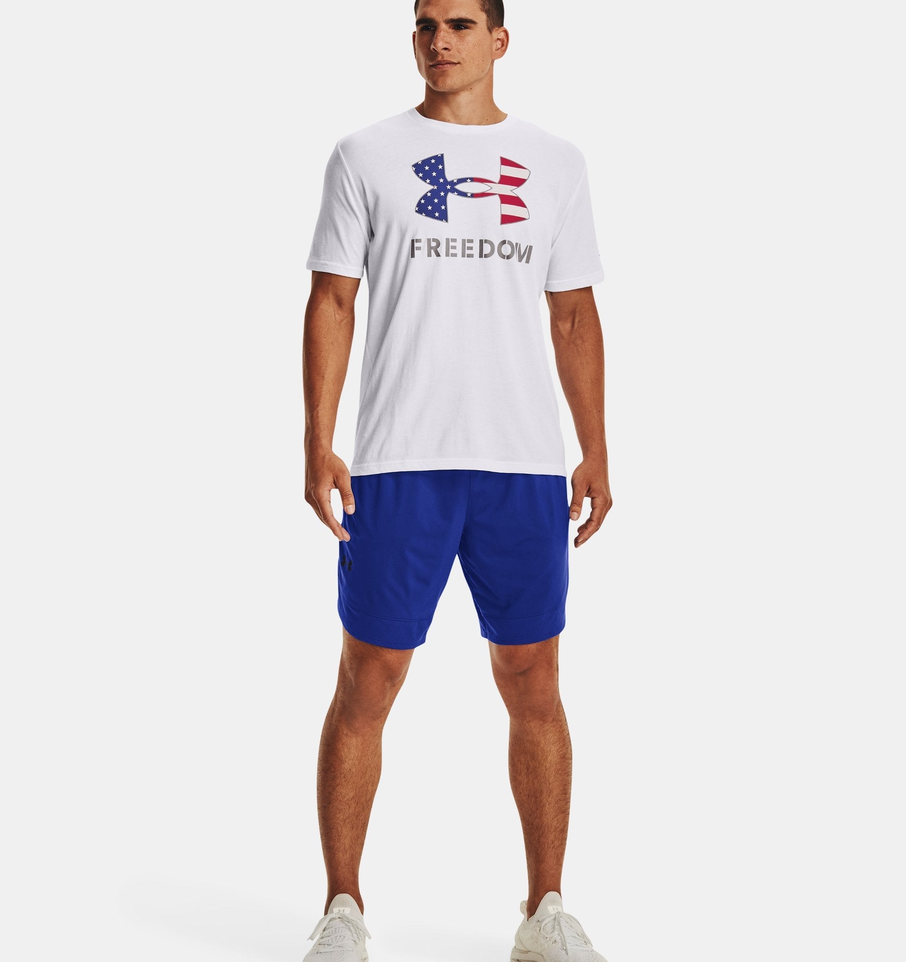 Under Armour New Freedom Logo T-Shirt (White)