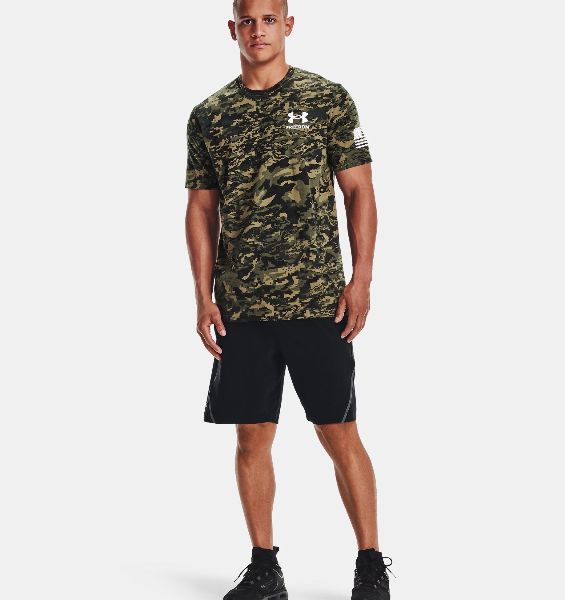 Under Armour Freedom Camo T-Shirt (OD Green)