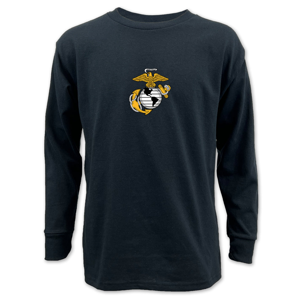 Marines Youth EGA Logo Long Sleeve T-Shirt