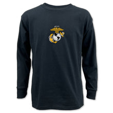Load image into Gallery viewer, Marines Youth EGA Logo Long Sleeve T-Shirt