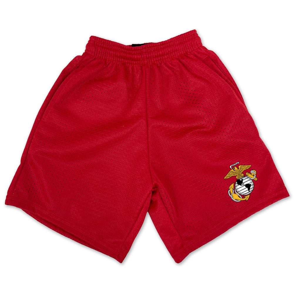 Marines Youth EGA Logo Mesh Shorts