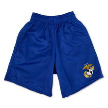 Load image into Gallery viewer, Marines Youth EGA Logo Mesh Shorts