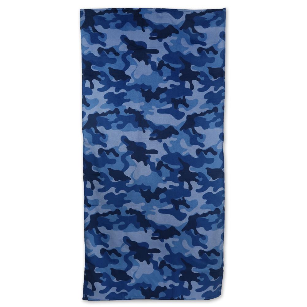 BLUE CAMOUFLAGE BEACH TOWEL (30"X60") 1