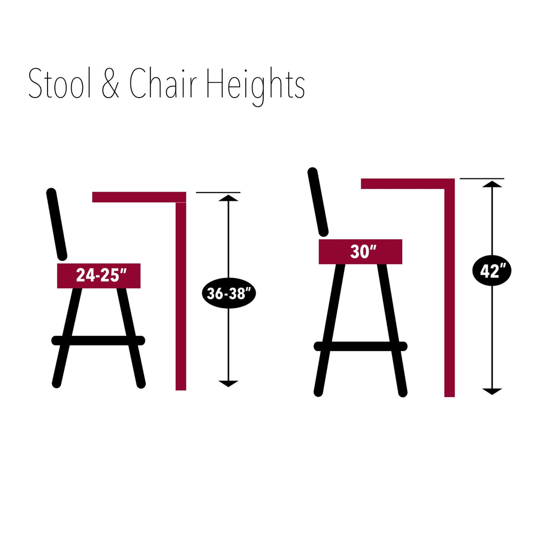 Marines EGA Backless Stool (Chrome Finish)*