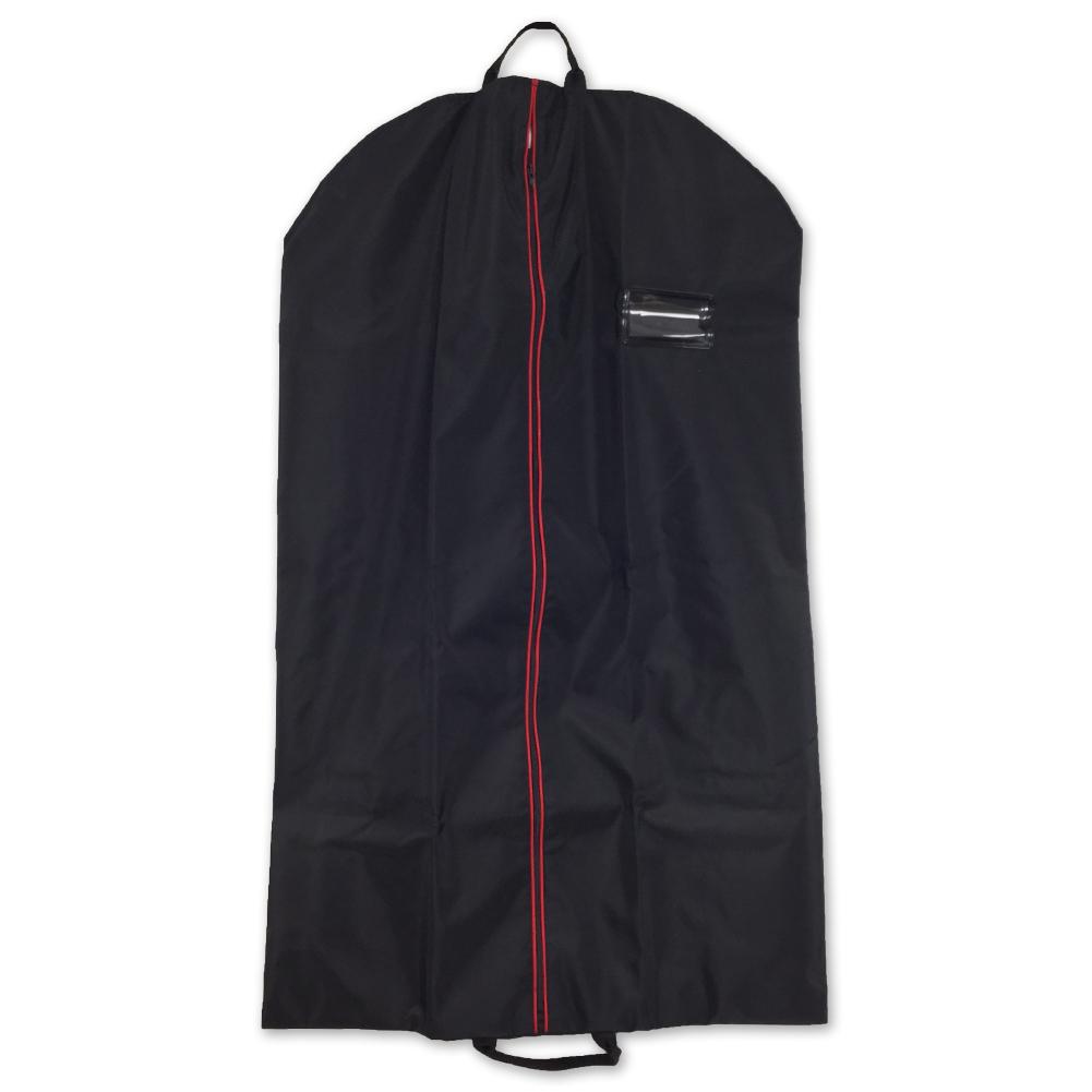 LIGHTWEIGHT DRESS UNIFORM GARMENT BAG (BLACK WITH RED ZIP) 2
