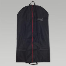 Load image into Gallery viewer, LIGHTWEIGHT DRESS UNIFORM GARMENT BAG (BLACK WITH RED ZIP)