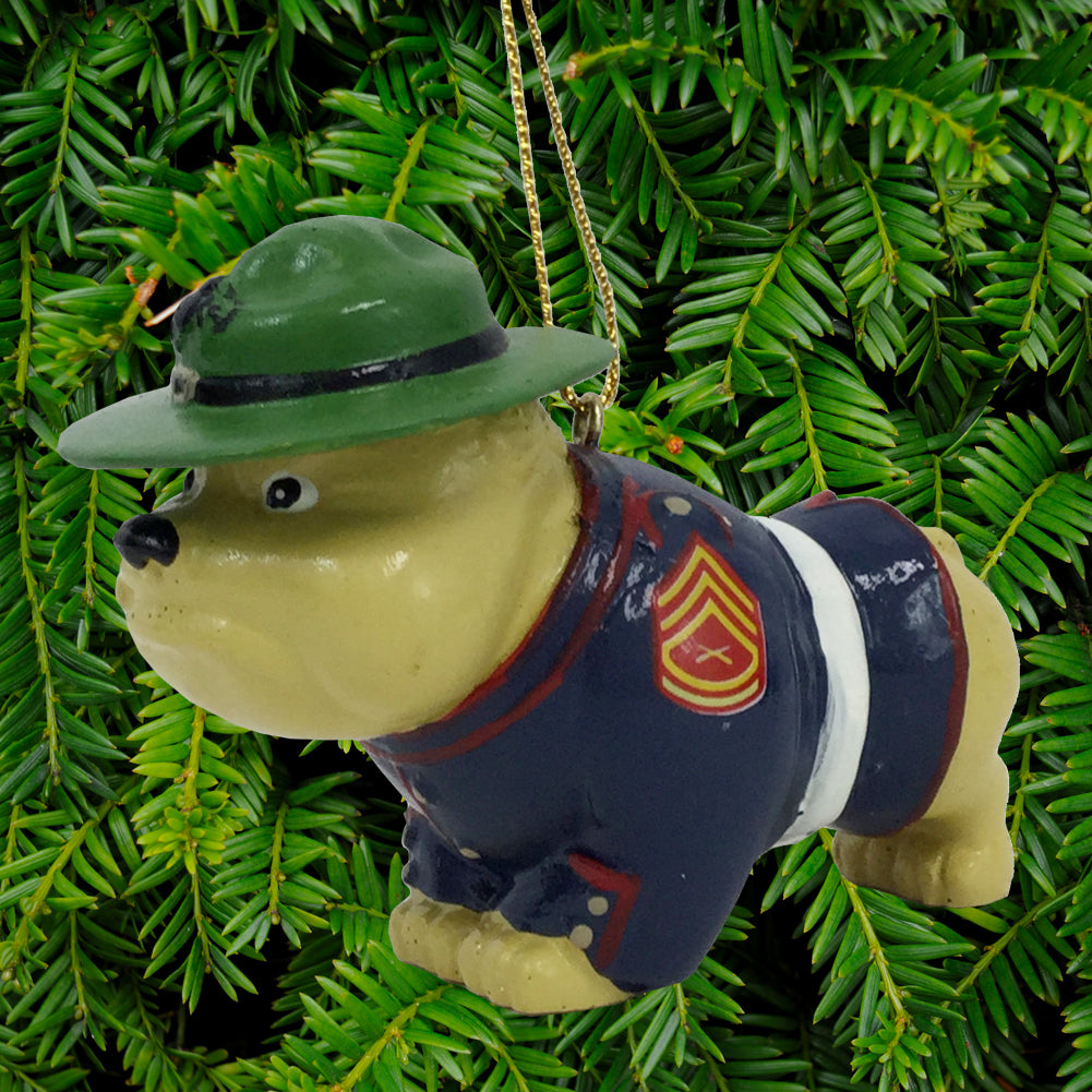 Marine Corps Bulldog Ornament