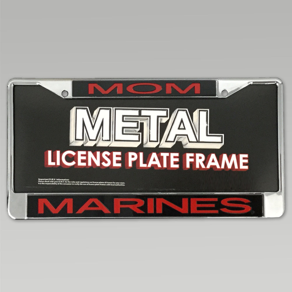 Marine Mom License Plate Frame