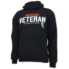 Load image into Gallery viewer, Marine Veteran Defender Hood (Black)