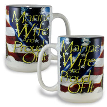 Load image into Gallery viewer, MARINE WIFE COFFEE MUG 4