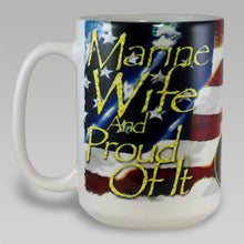 Load image into Gallery viewer, MARINE WIFE COFFEE MUG 2