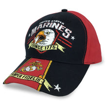 Load image into Gallery viewer, Marines Eagle Scream Hat (Black)