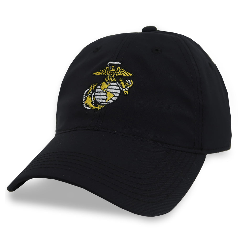 Marines EGA Cool Fit Performance Hat (Black)