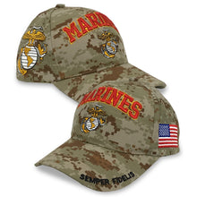 Load image into Gallery viewer, Marines EGA Digital Camo Hat