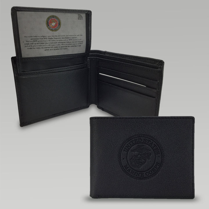 Marines Embossed Bifold Wallet