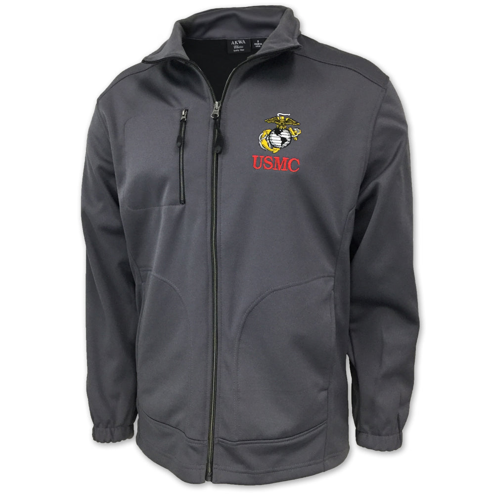 Marines Full Zip (Charcoal)