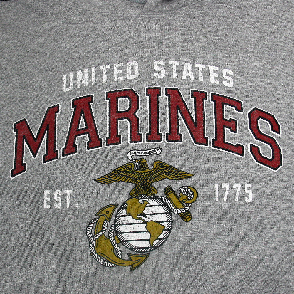 Marines Globe Est. 1775 Hood (Grey)