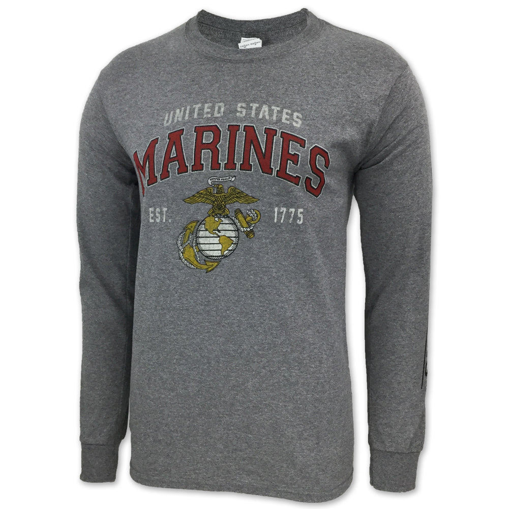 usmc long sleeve dress shirt USMC LONG-SLEEVE KHAKI SHIRT