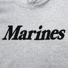 Load image into Gallery viewer, Marines Logo Hooded Sweatshirt (Grey)