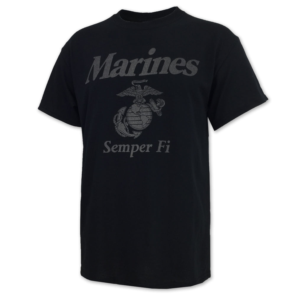 Marines Reflective PT T-Shirt (Black)