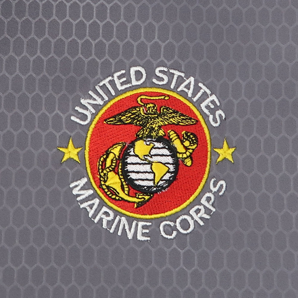 Marines Seal Full Zip Embossed Jacket (Charcoal)