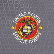 Load image into Gallery viewer, Marines Seal Full Zip Embossed Jacket (Charcoal)