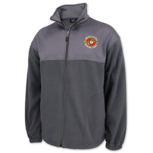 Load image into Gallery viewer, Marines Seal Full Zip Embossed Jacket (Charcoal)