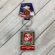 Load image into Gallery viewer, MARINES SEMPER FI KEY CHAIN (CAMO)