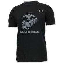 Load image into Gallery viewer, Marines Under Armour Oorah Tech T-Shirt (Black)