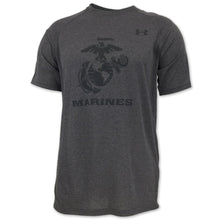Load image into Gallery viewer, MARINES UNDER ARMOUR OORAH TECH T-SHIRT (CHARCOAL) 1