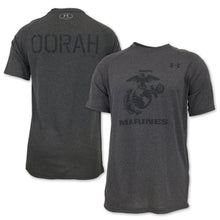 Load image into Gallery viewer, MARINES UNDER ARMOUR OORAH TECH T-SHIRT (CHARCOAL)